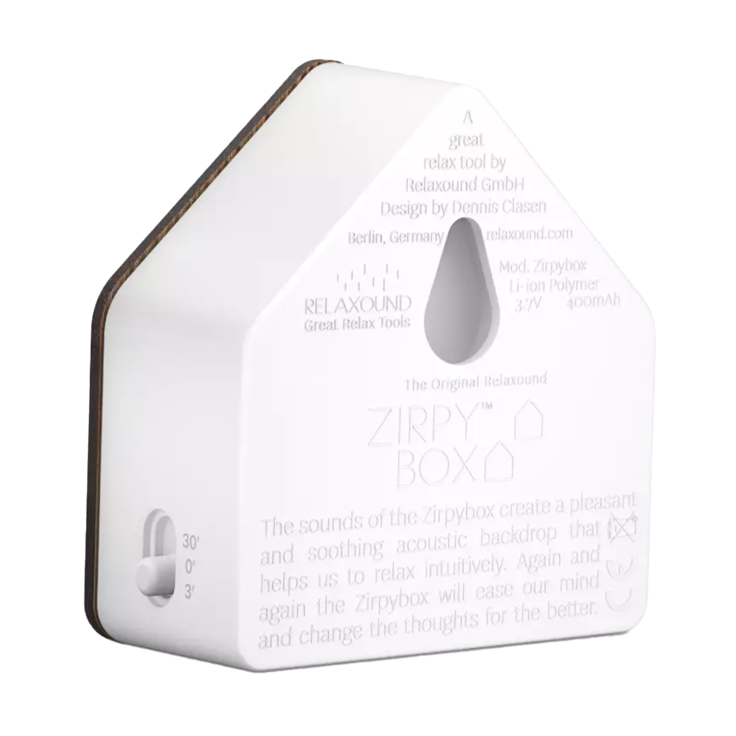 relaxound zirpybox holz rueckseite 95669