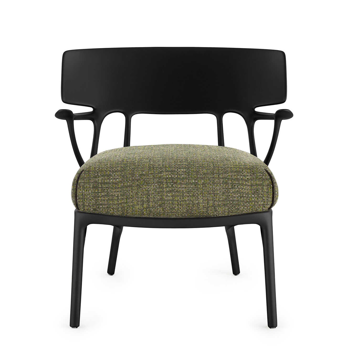 Kartell - A.I. Lounge Texture Sessel grün-schwarz