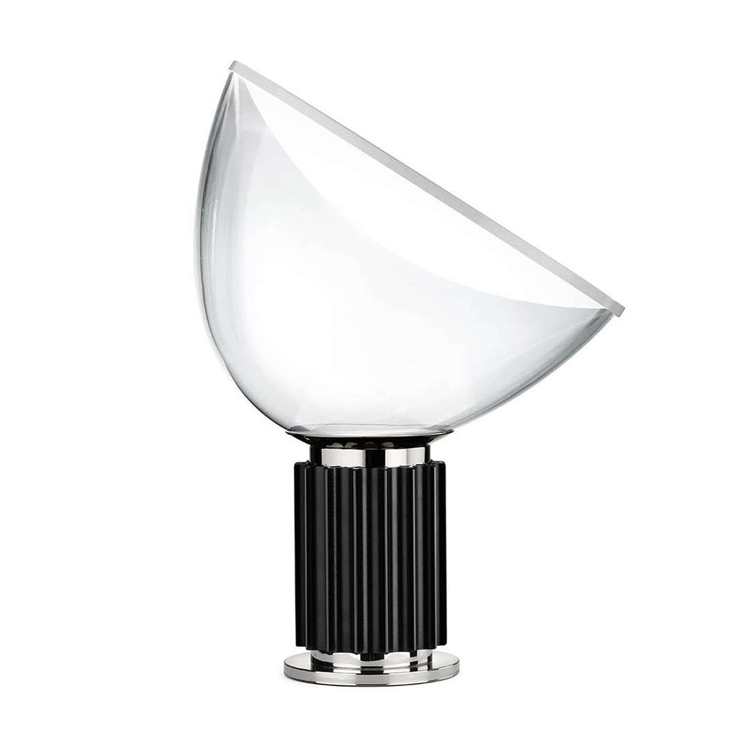 flos taccia tischleuchte small schwarz 26092