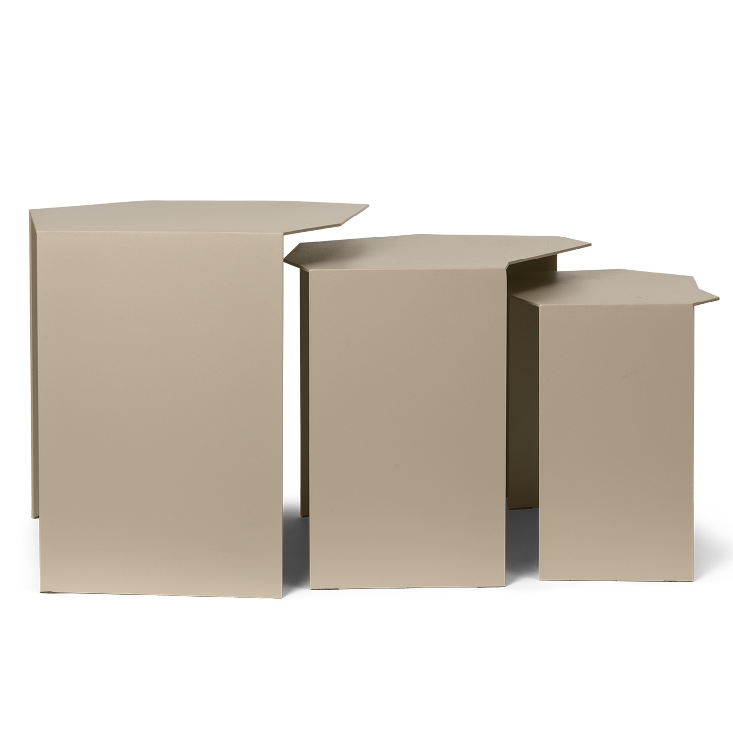 fermLIVING Shard Cluster Tisch SetOf3 Cashmere 1104269203 101813