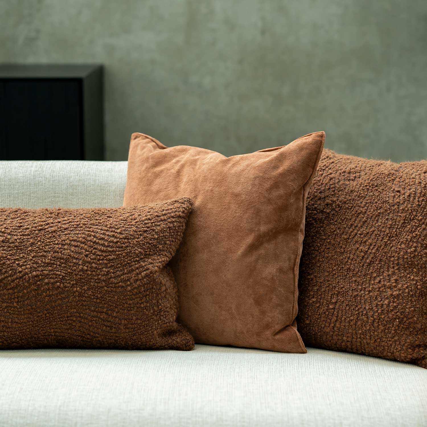 Ethnicraft - Velvet Kissen sand rechteckig
