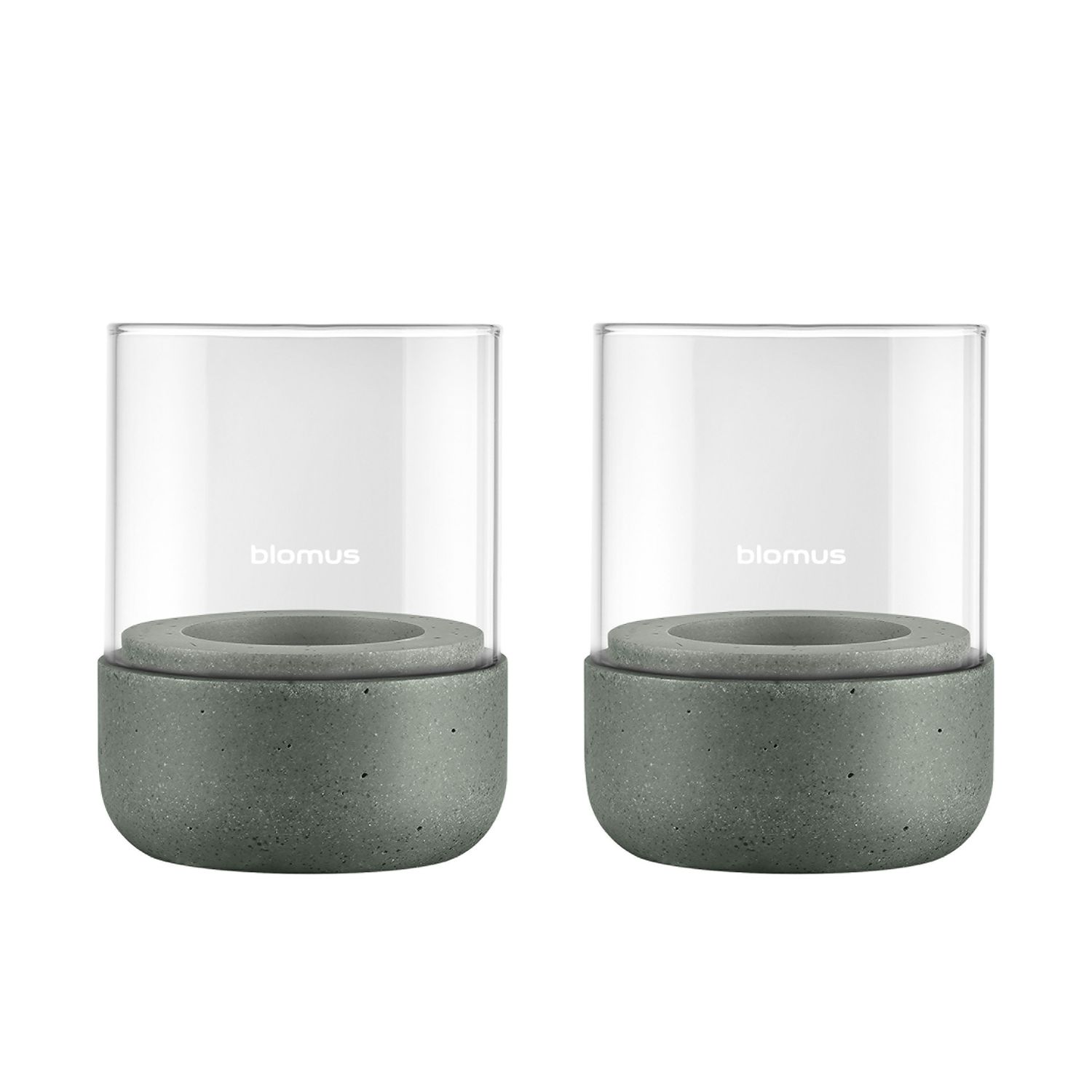 blomus - CALMA Windlicht XS 2er Set avage green