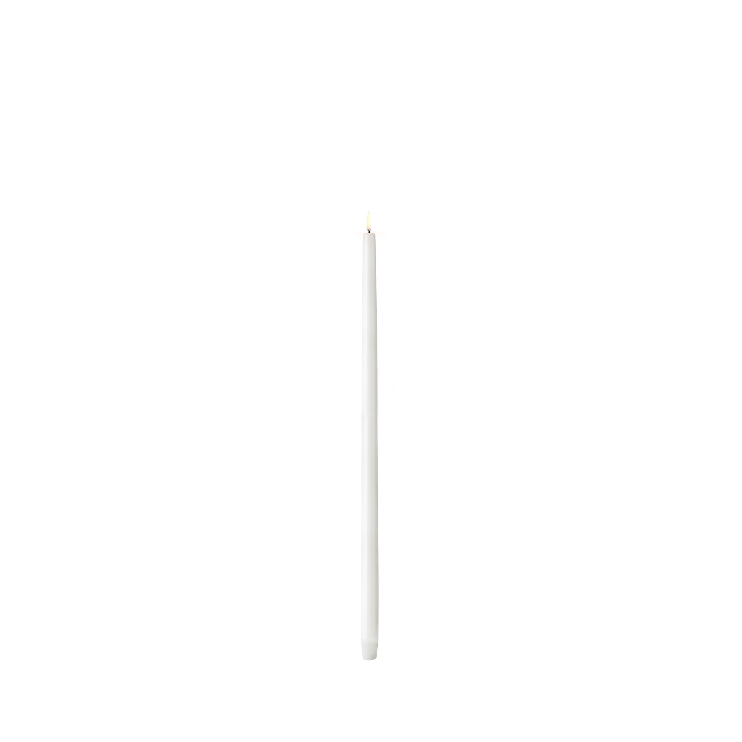 Uyuni Lighting - Hohe LED Spitzkerze 55 cm nordic white