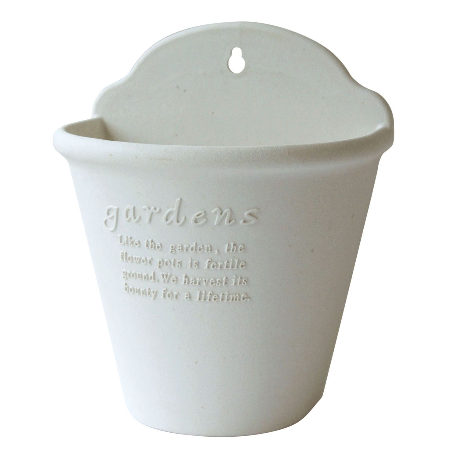 Hachiman - Eco Pot hängend Blumentopf #210 2,5 l grau