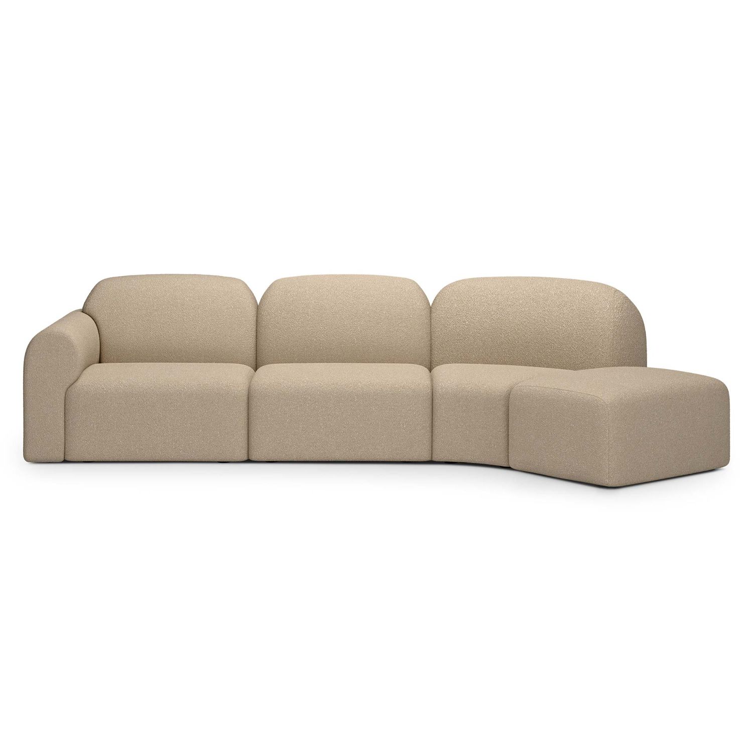 Ethnicraft - Bulky Hocker Almond