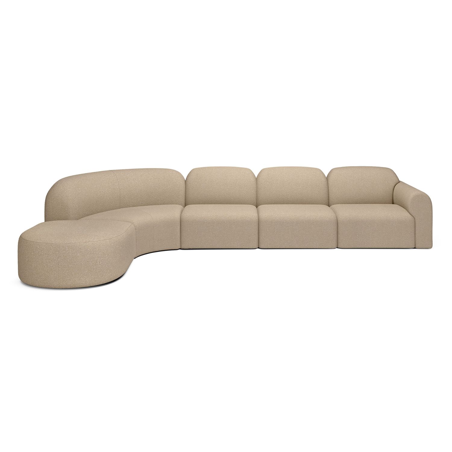 Ethnicraft - Bulky Hocker Almond