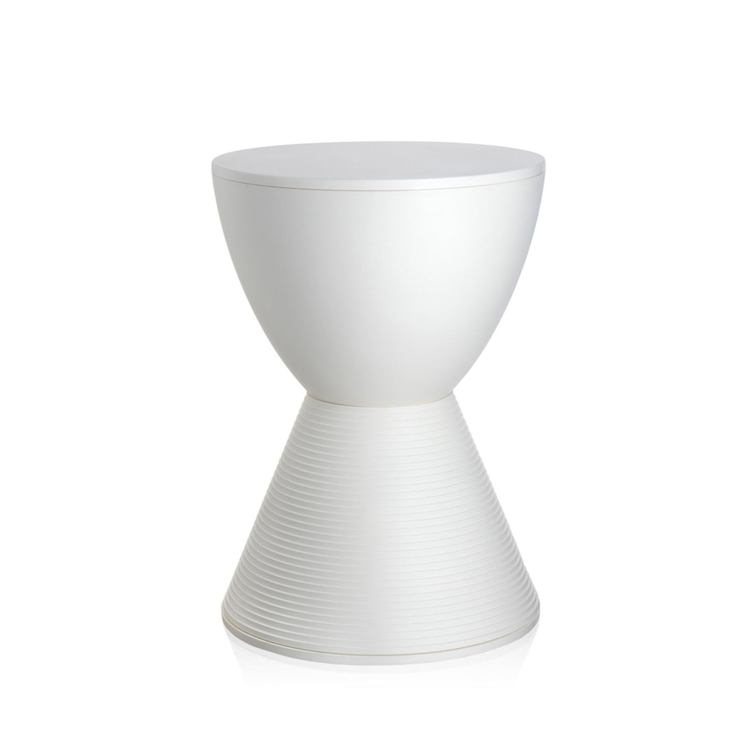 kartell prince aha hocker wachsweiss 74711