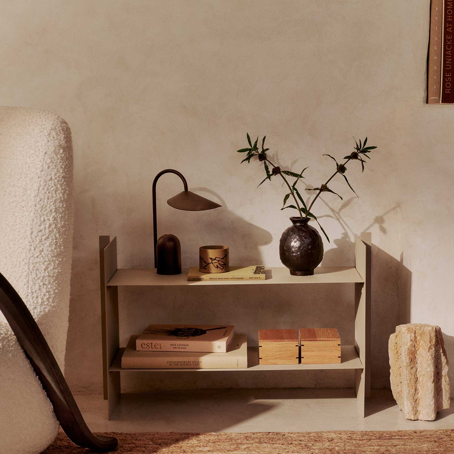 Ferm Living - Lager Niedrigregal cashmere