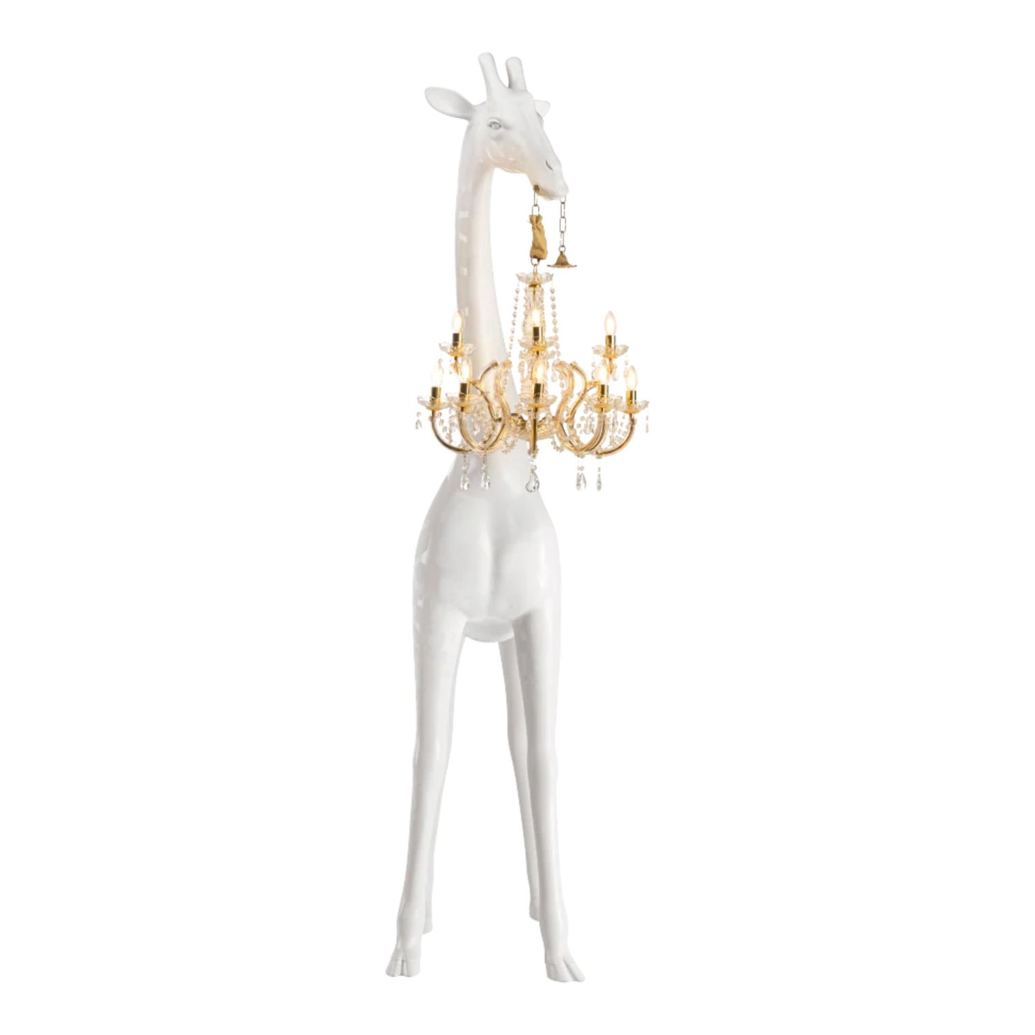 Qeeboo - Giraffe in Love M Indoor weiß