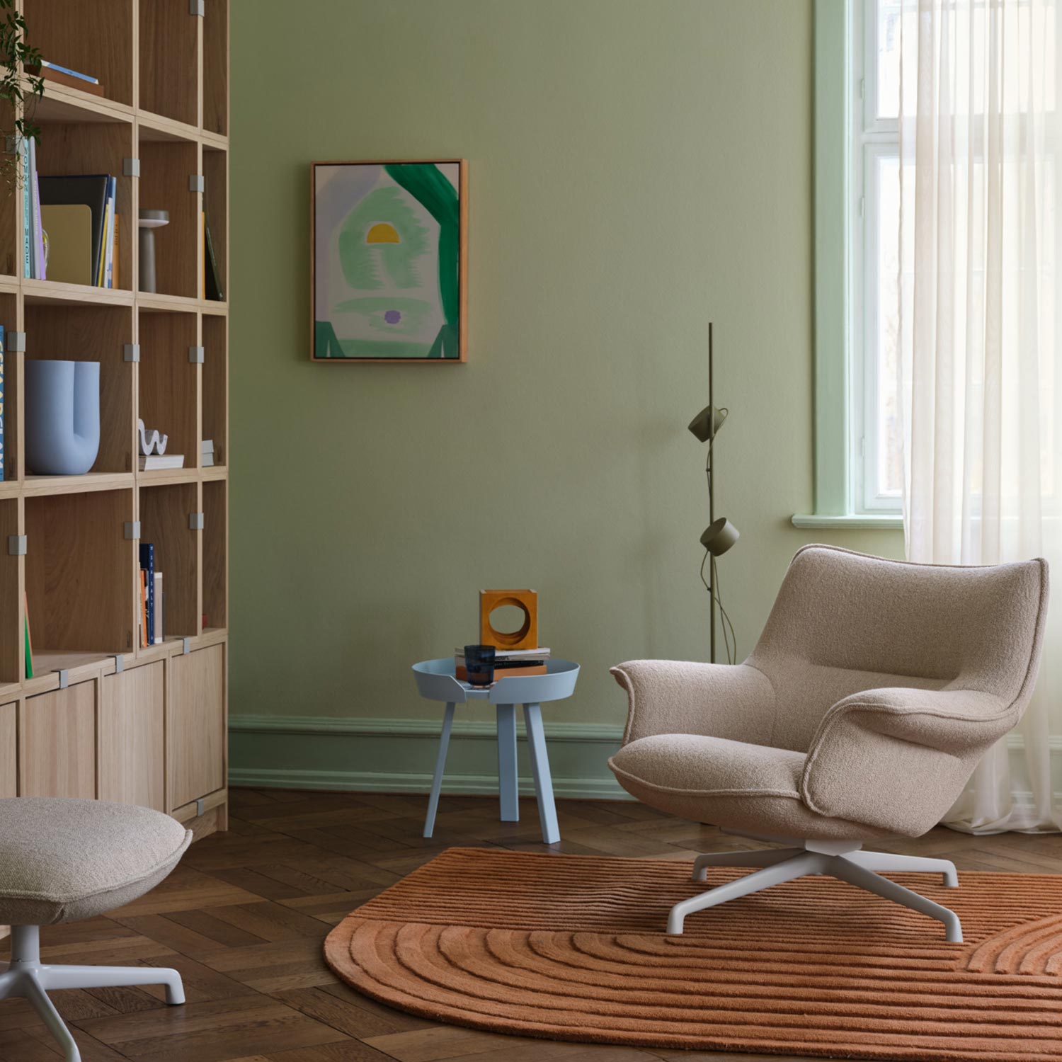 doze lounge chair low back tube muuto 102784