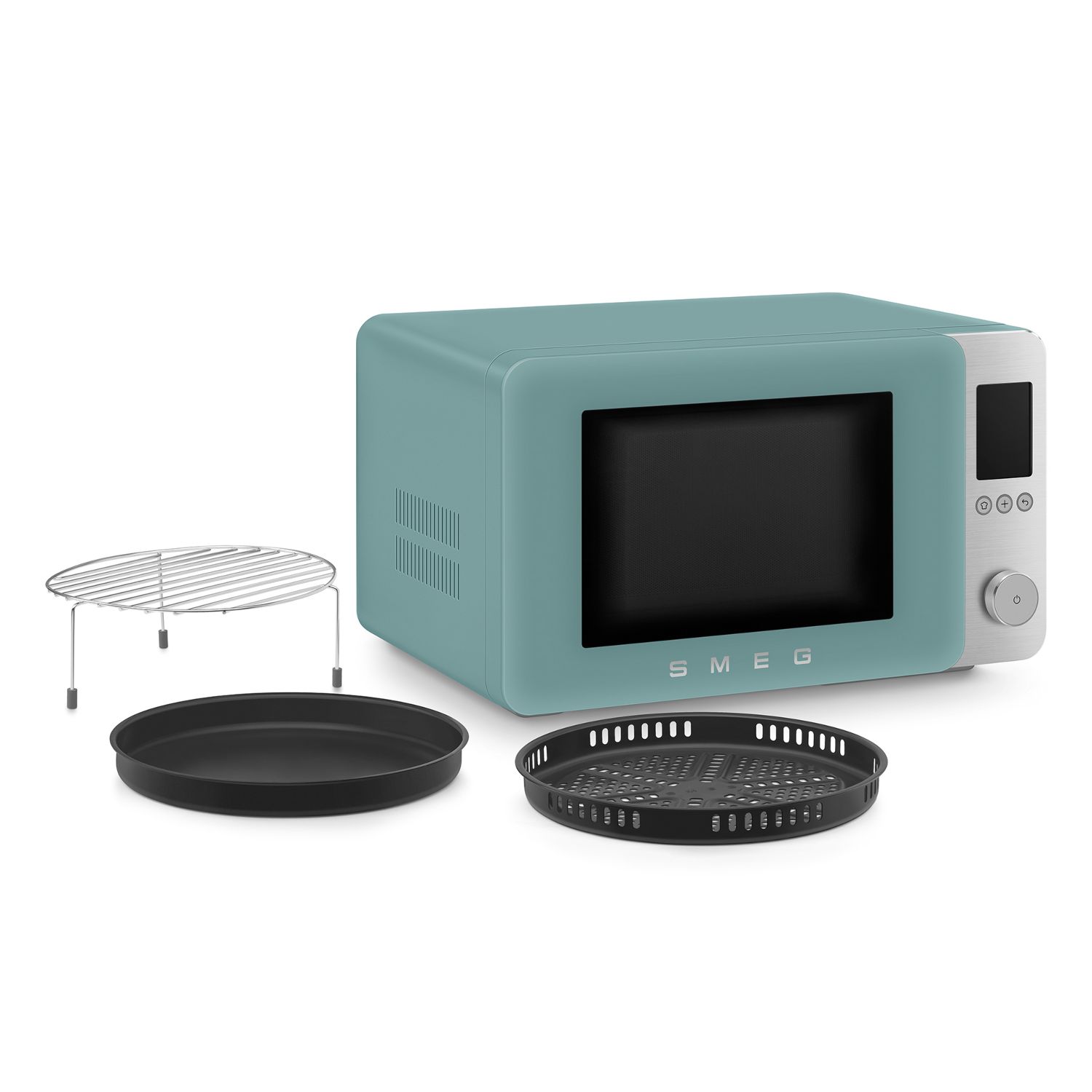 SMEG - Kombi-Mikrowelle mit Air Fry MOC02 emerald green