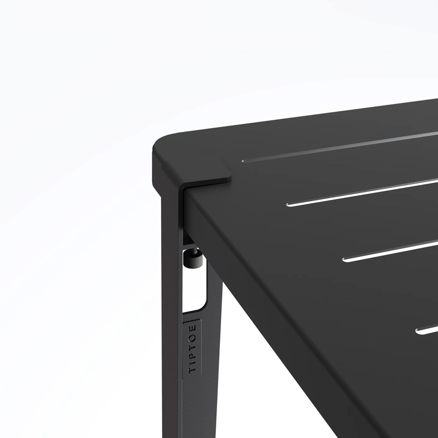 Tiptoe - Tischbein für den Außenbereich 75 cm schwarz-graphi