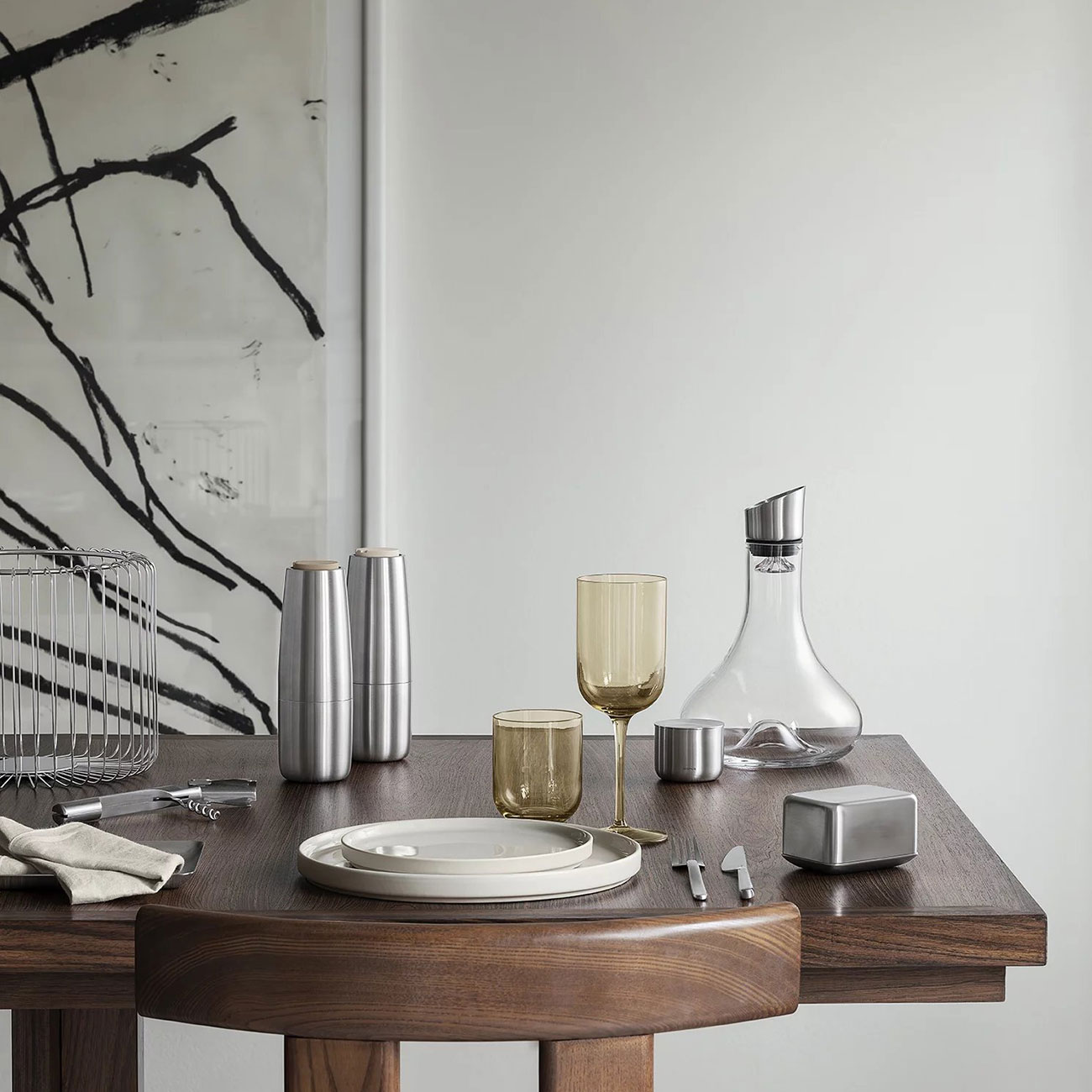 blomus - PILAR Dessertteller pewter