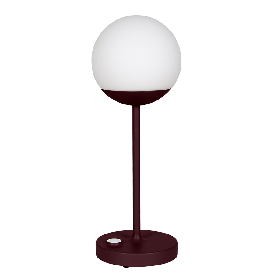 fermob mooon leuchte h41 schwarzkirsche 88827