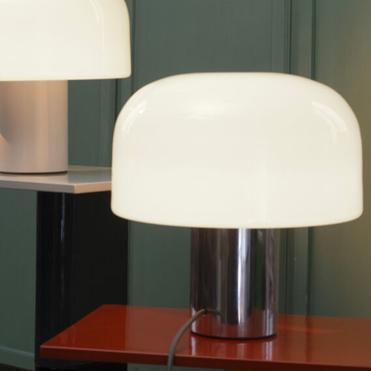 Flos - Bellhop Glass T Tischleuchte weiß