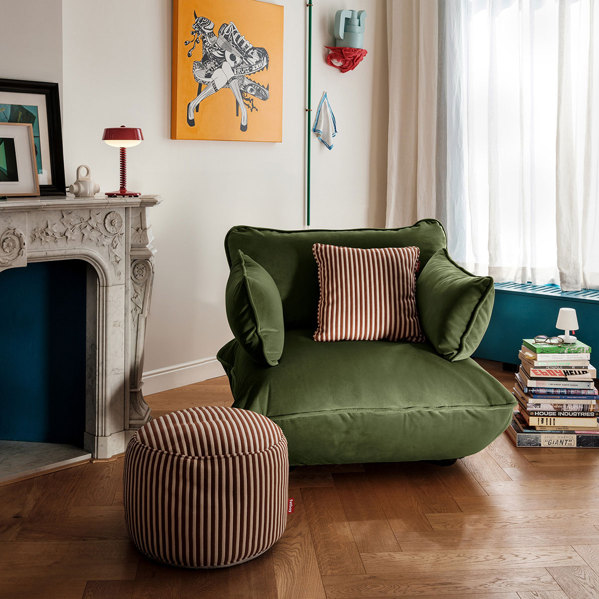 Fatboy - Sumo Sitz Velvet recycled deep green