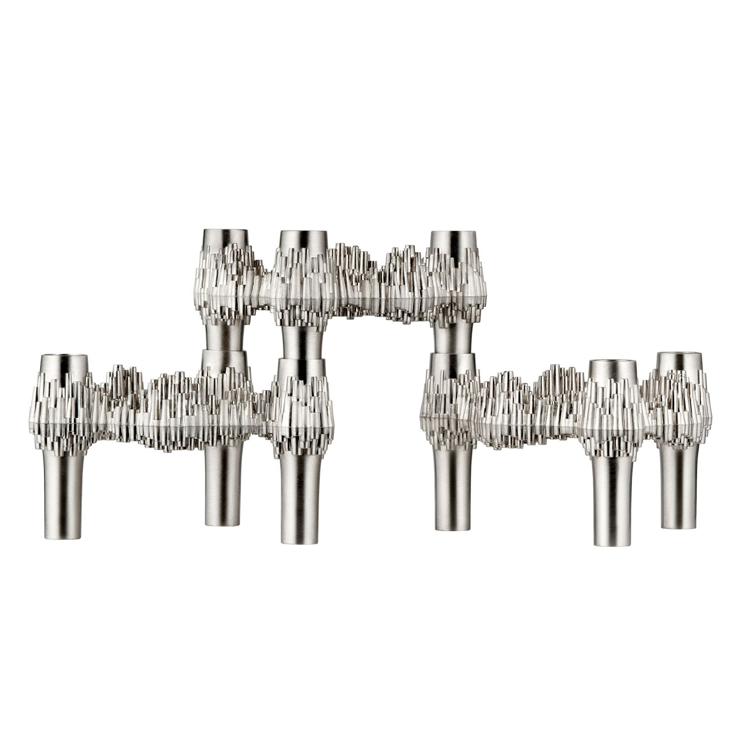 STOFF Nagel - Quist Kerzenhalter chrom 3er Set