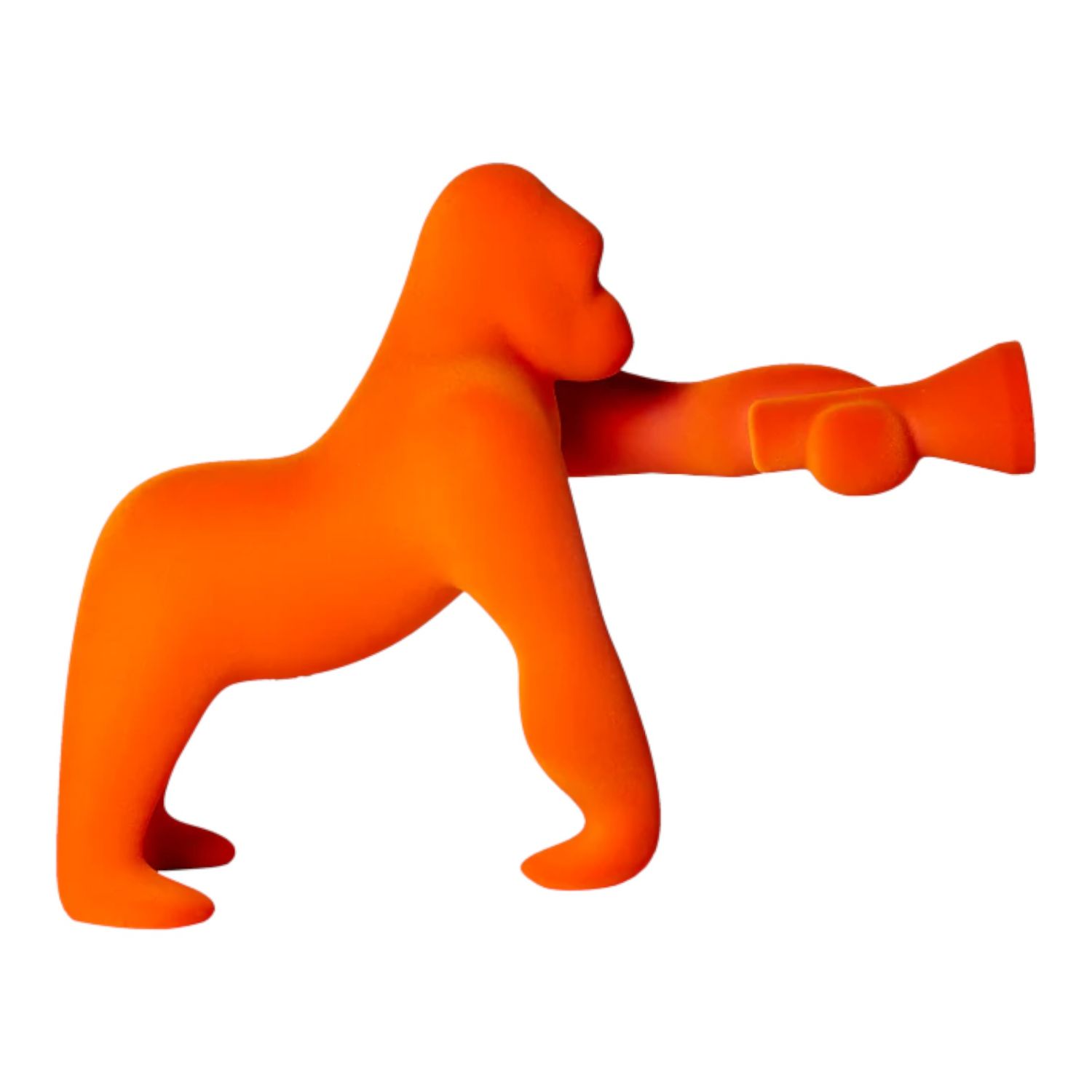 Qeeboo - Kong XS Velvet Finish Tischleuchte orange