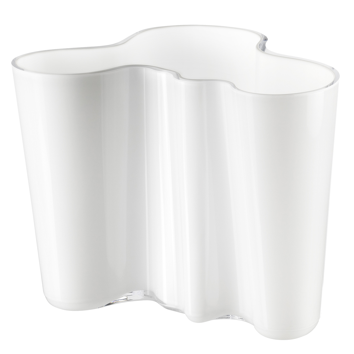 iittala alto vase 160mm opalweiss 103185