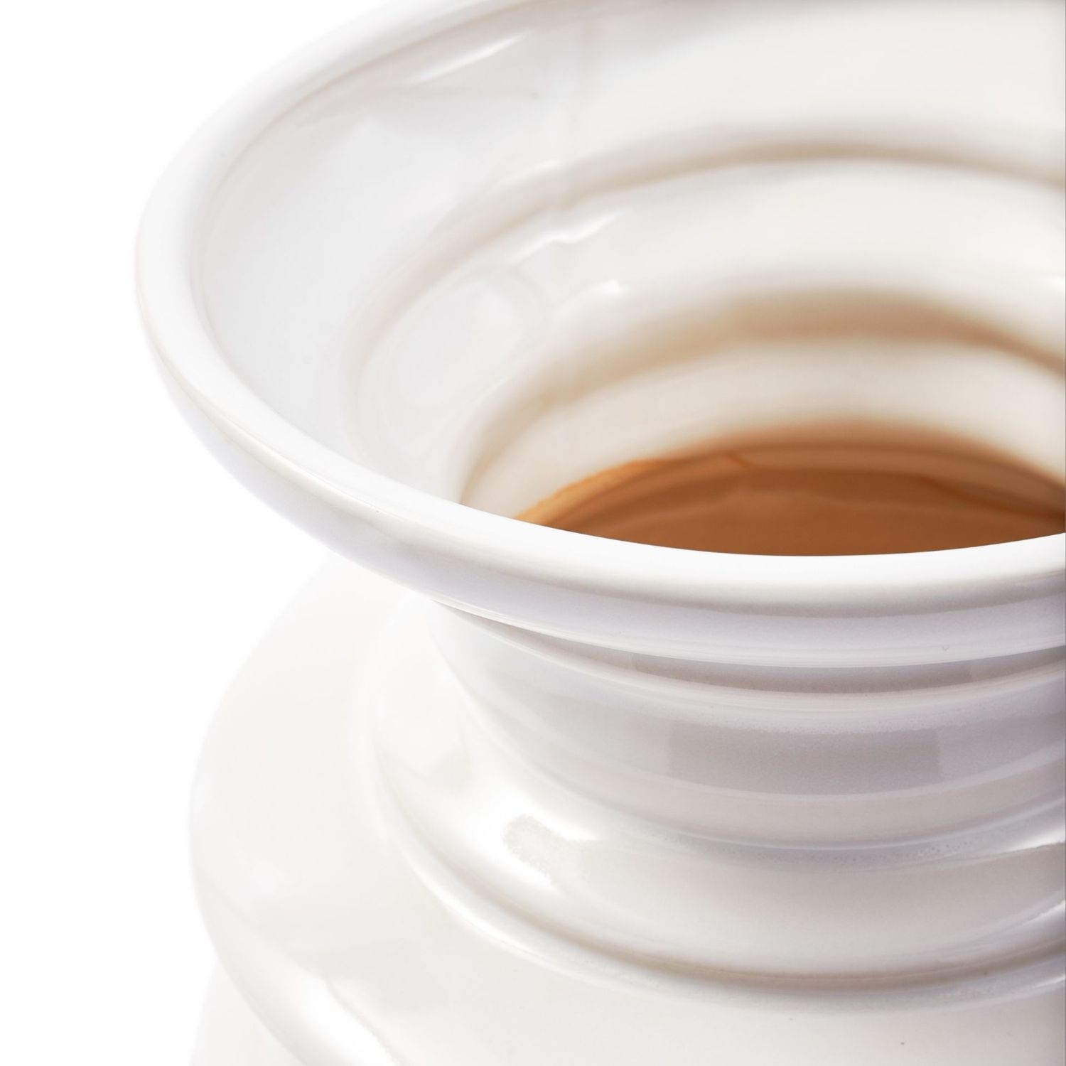 Pols Potten - Stacked Plates Vase weiß