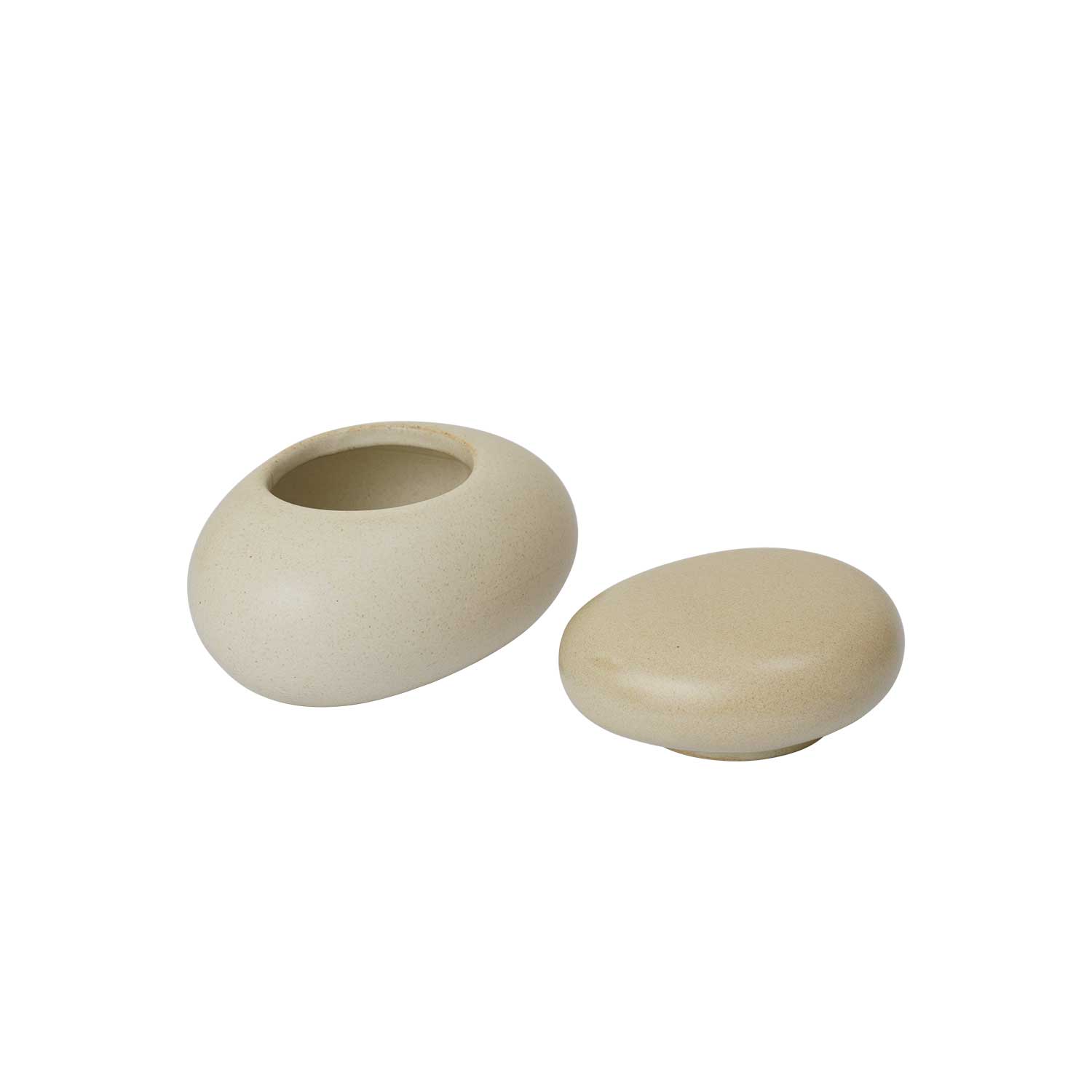 Ferm Living - Pebble Box klein sand