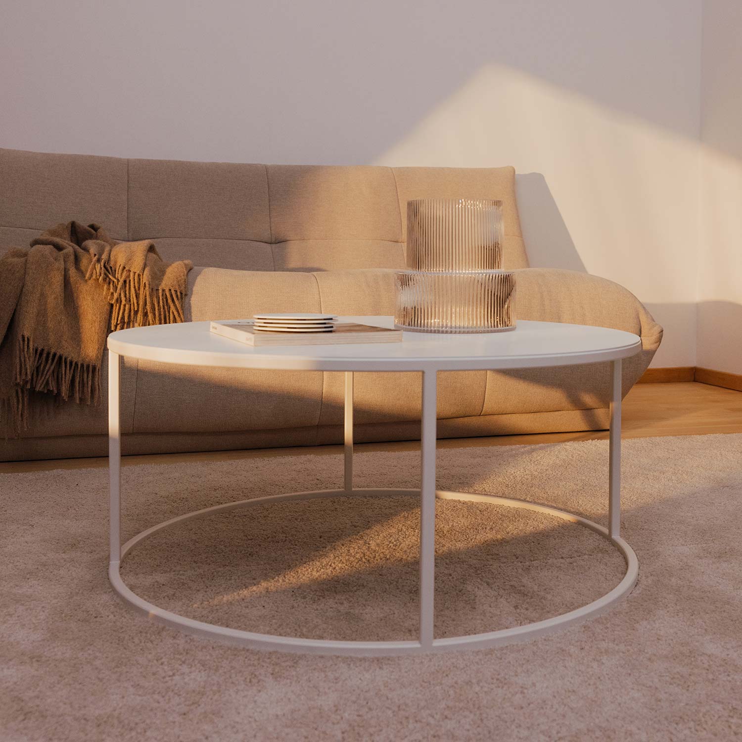 metallbude vesina x weiss mit sofa 103146