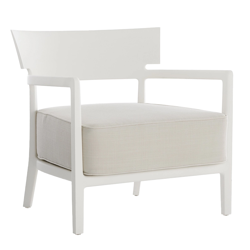 Kartell - Cara Mat Outdoor Sessel weiß / weiß