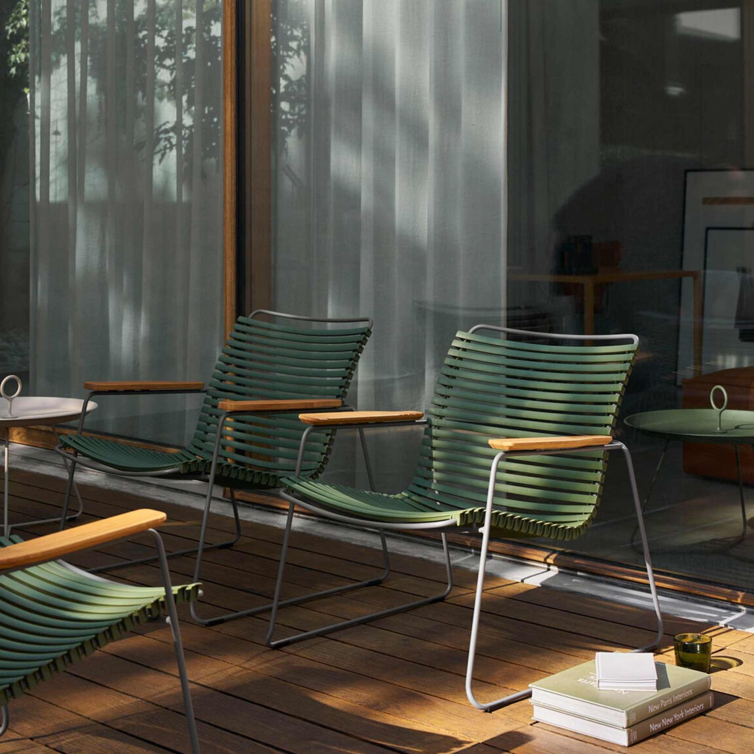 HOUE - Click Roomy Loungechair dusty hellblau