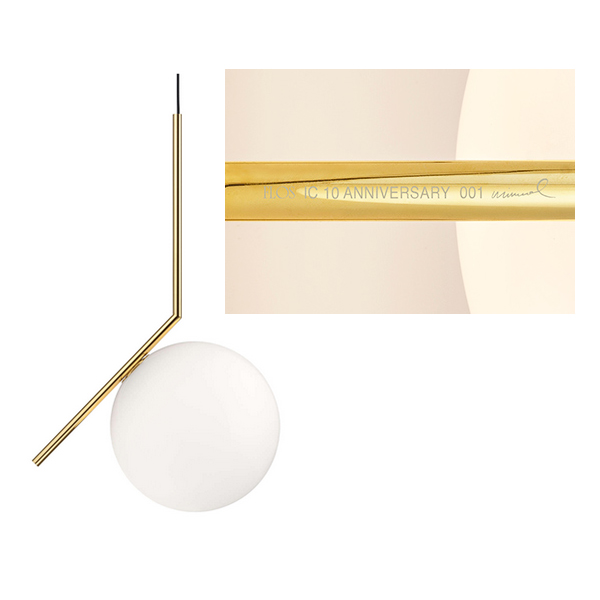 flos IC S2 10 Anniversary Lampe mit detail 103961