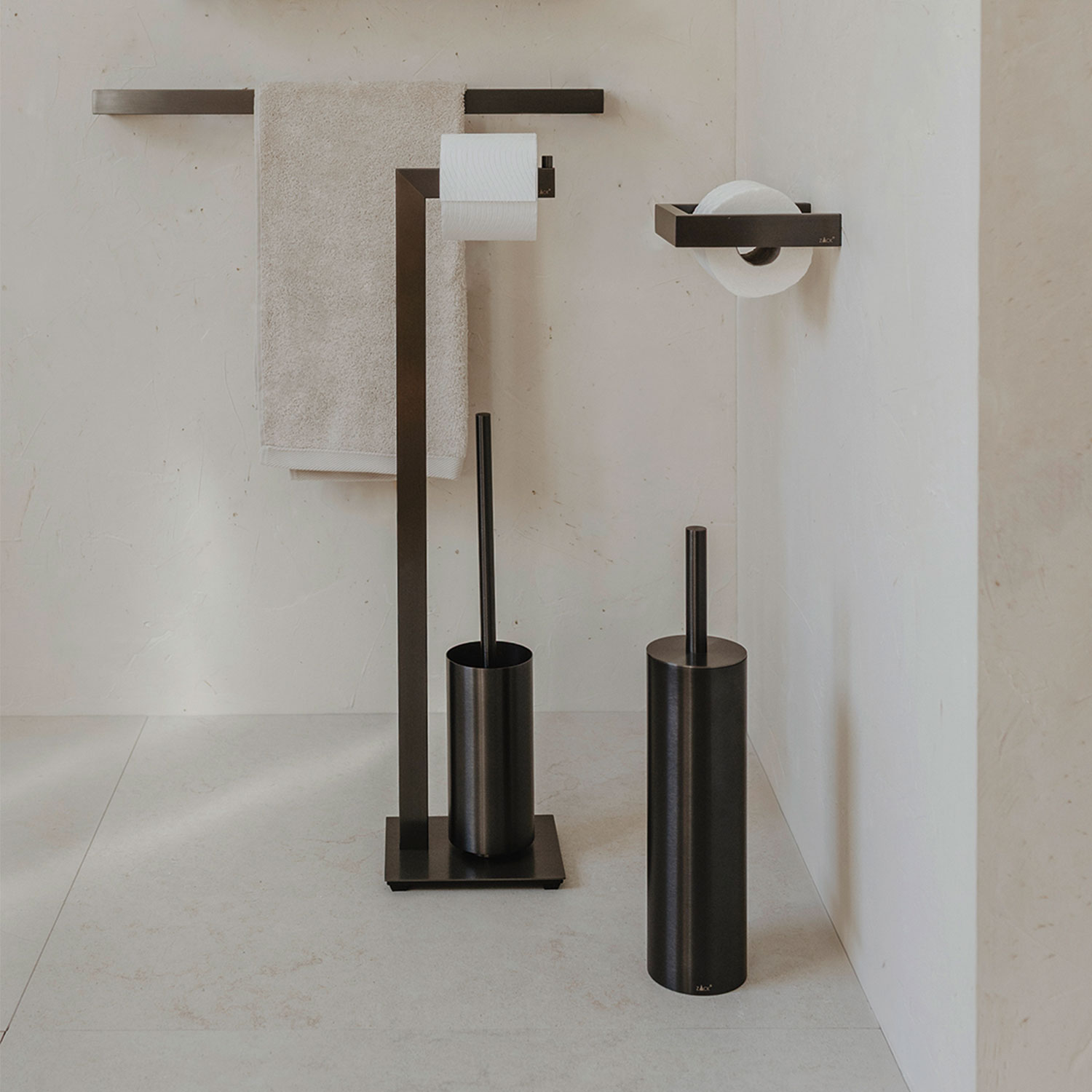 Zack - LINEA Toilettenbutler graphite anti-fingerprint