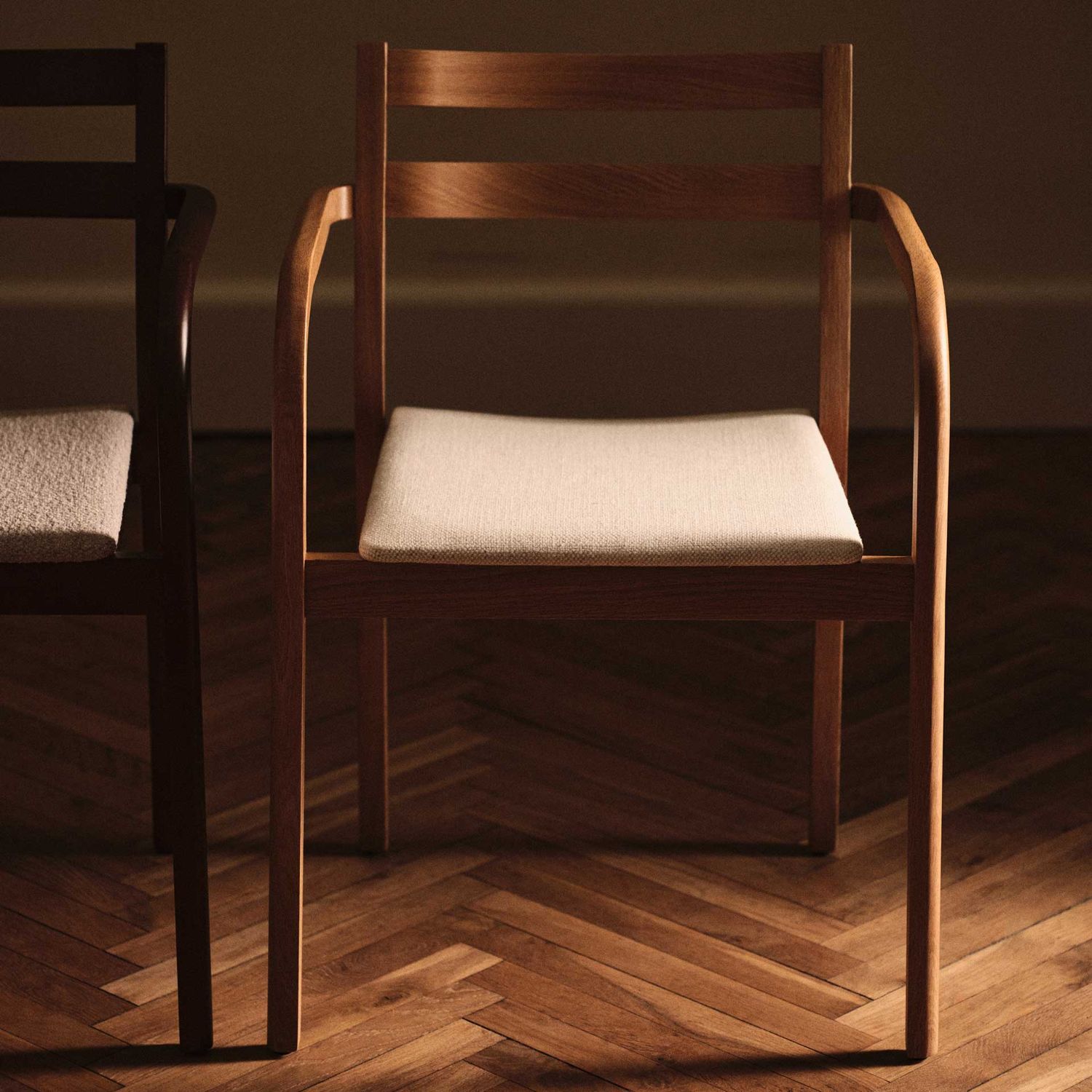 Ferm Living - Boda Stuhl natural eiche / off-white
