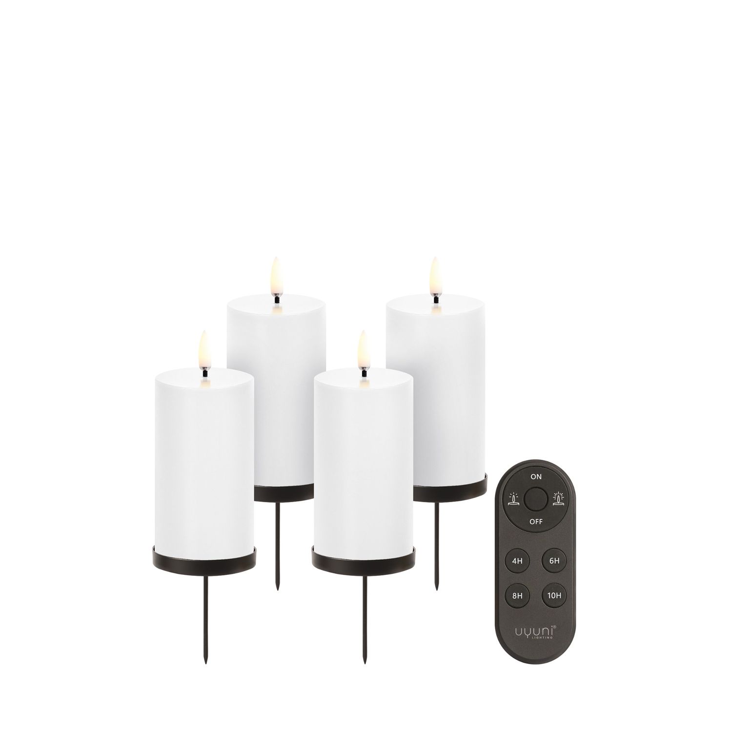 Uyuni Lighting - Advents-Geschenkbox LED Stumpenkerzen