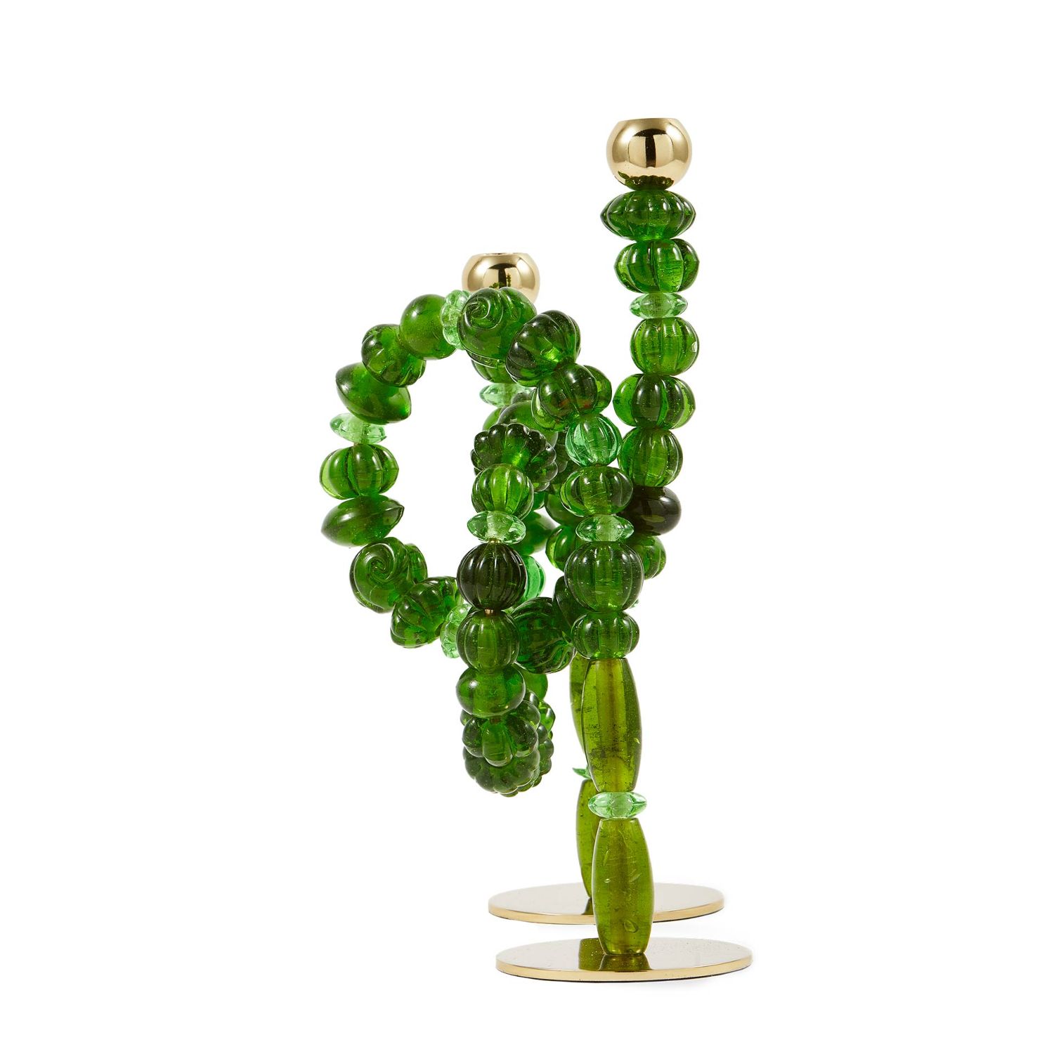 Pols Potten - Beads Kerzenhalter grün