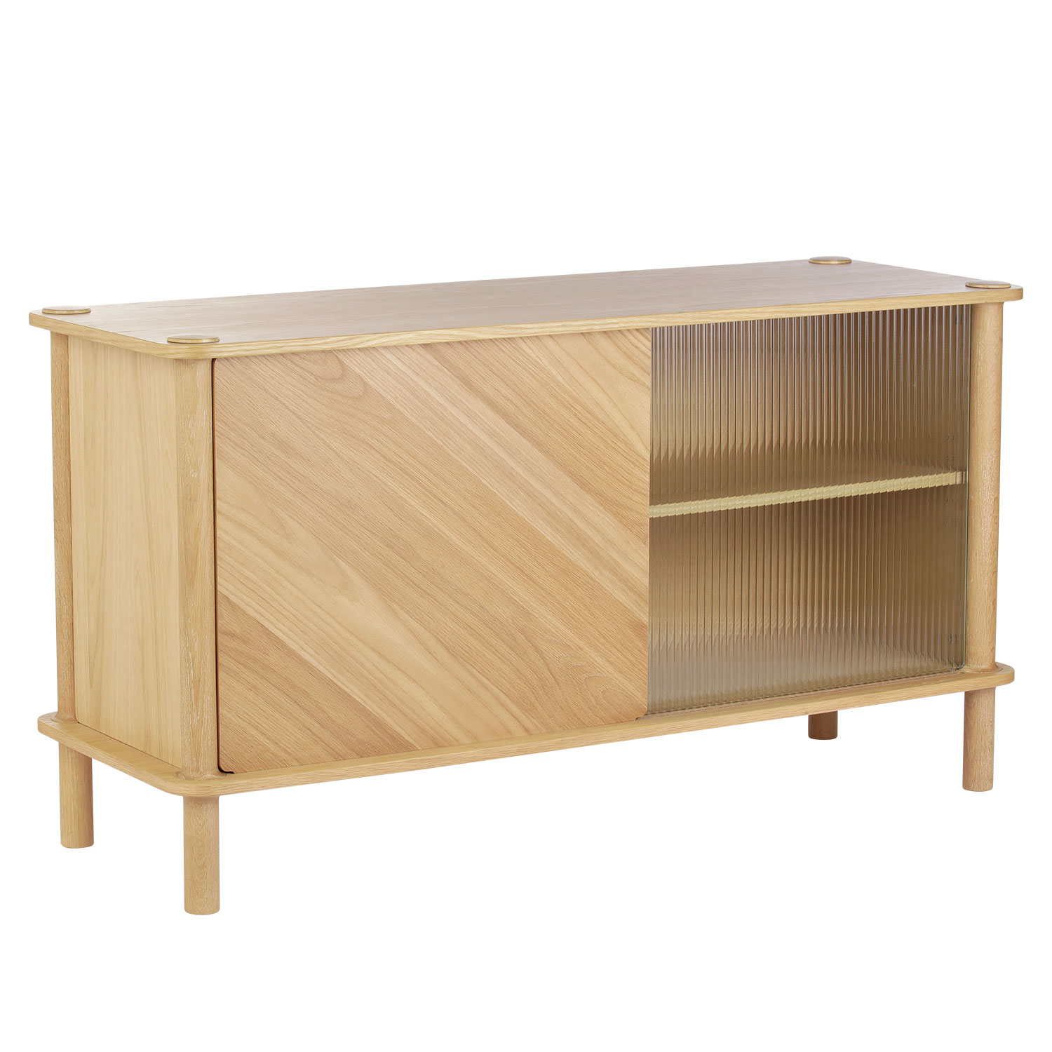 UMAGE italic anrichte eiche holz schraeg glas 5523C5523 2 106383