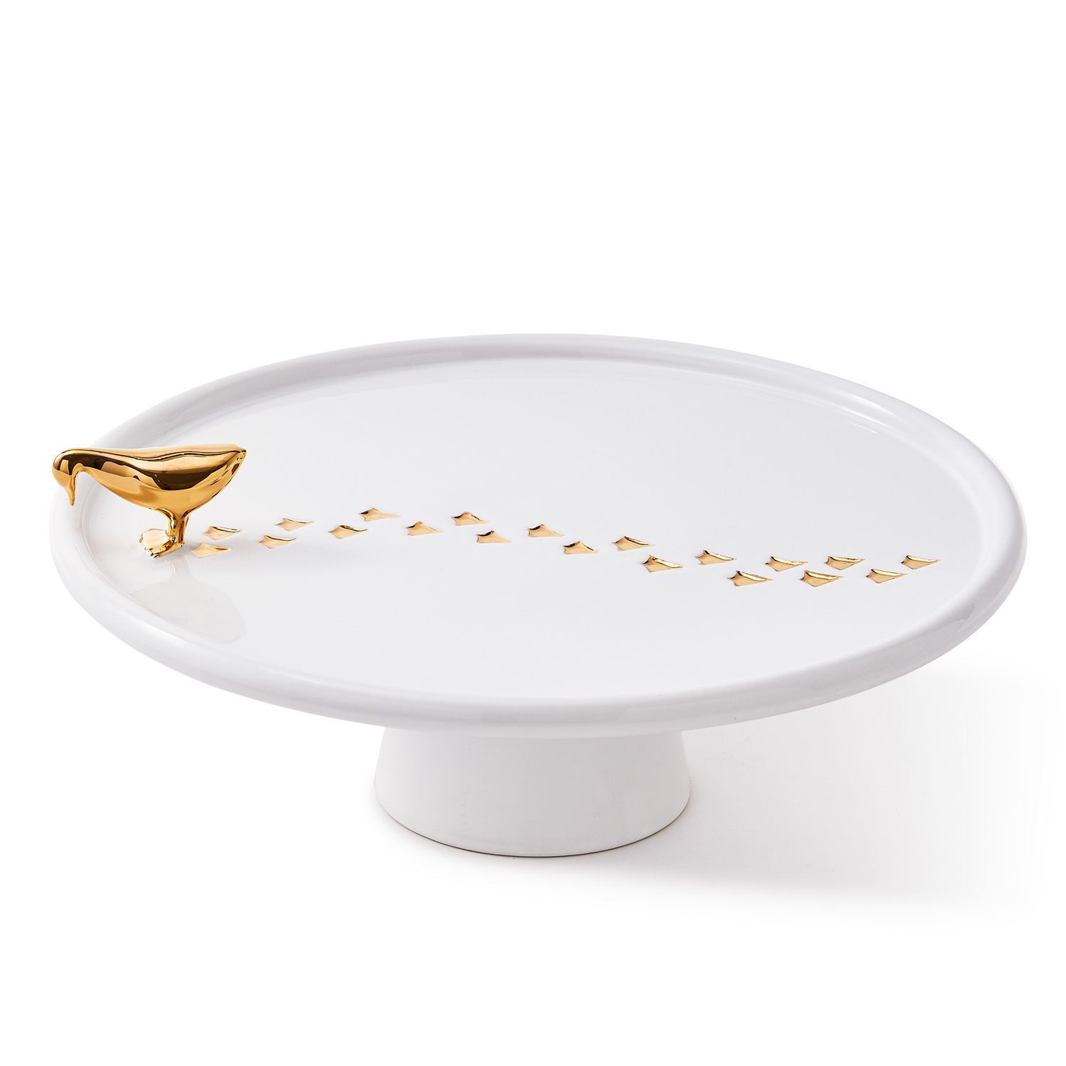 Pols Potten Walking Duck Plate 230 300 179 Gold 102380