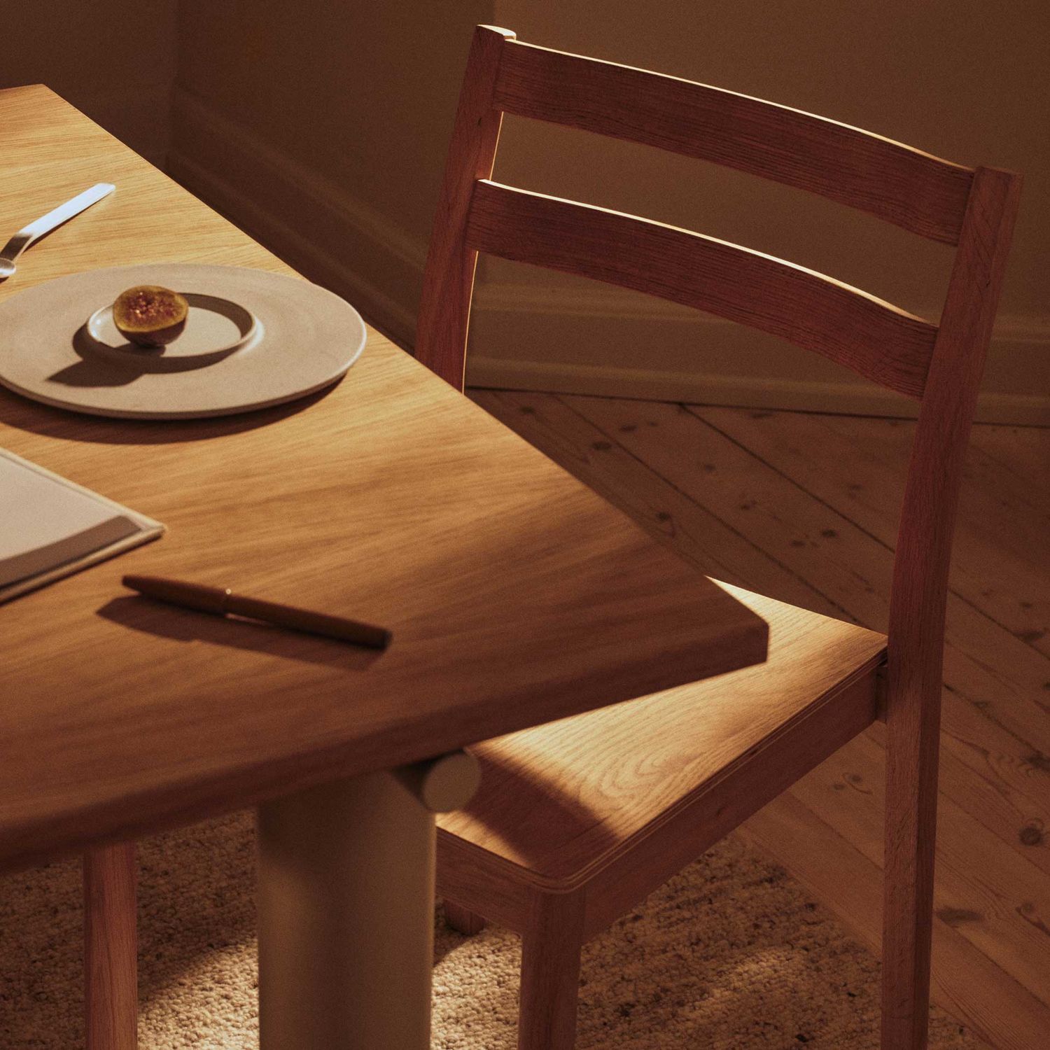 Ferm Living - Boda Stuhl eiche dunkel