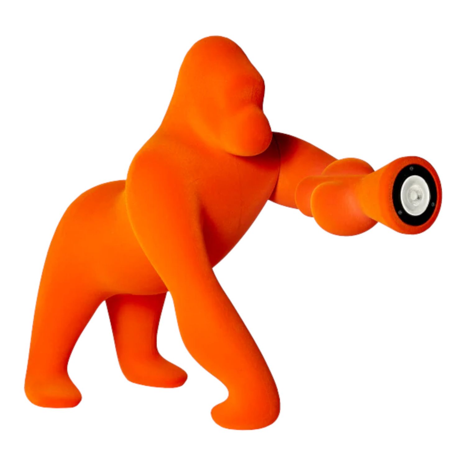 Qeeboo - Kong XS Velvet Finish Tischleuchte orange