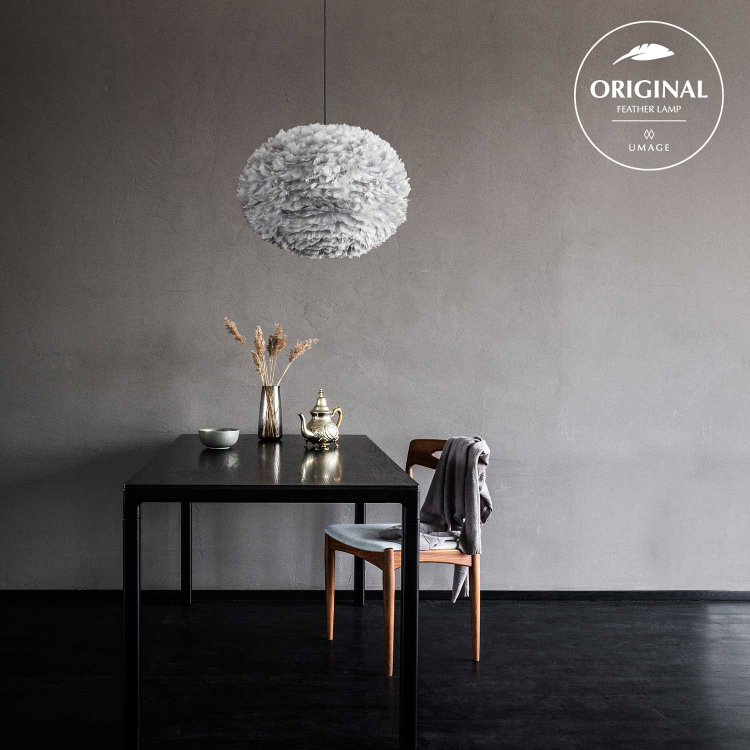 umage eos haengeleuchte light grey 75675