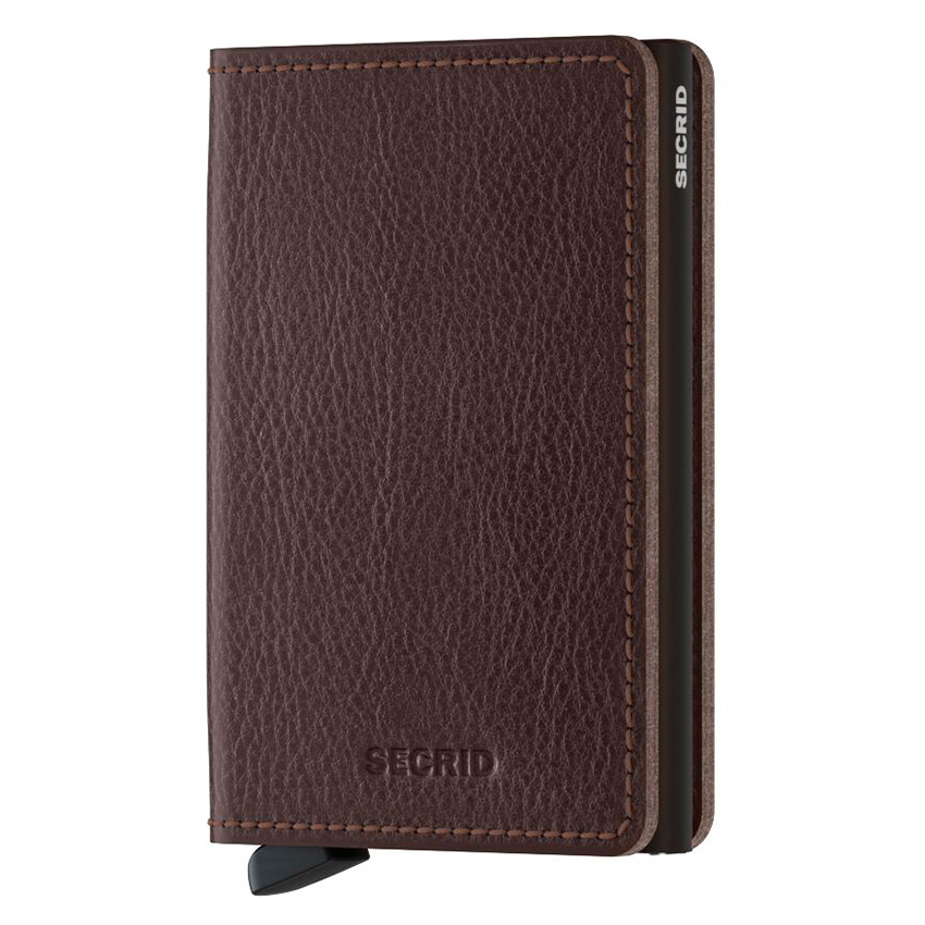 secrid slimwallet vegetable espresso baun 104909