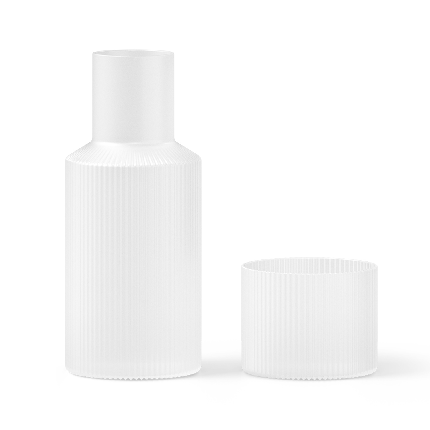 fermLIVING Ripple Karaffe Set klein matt 1104269326 101515