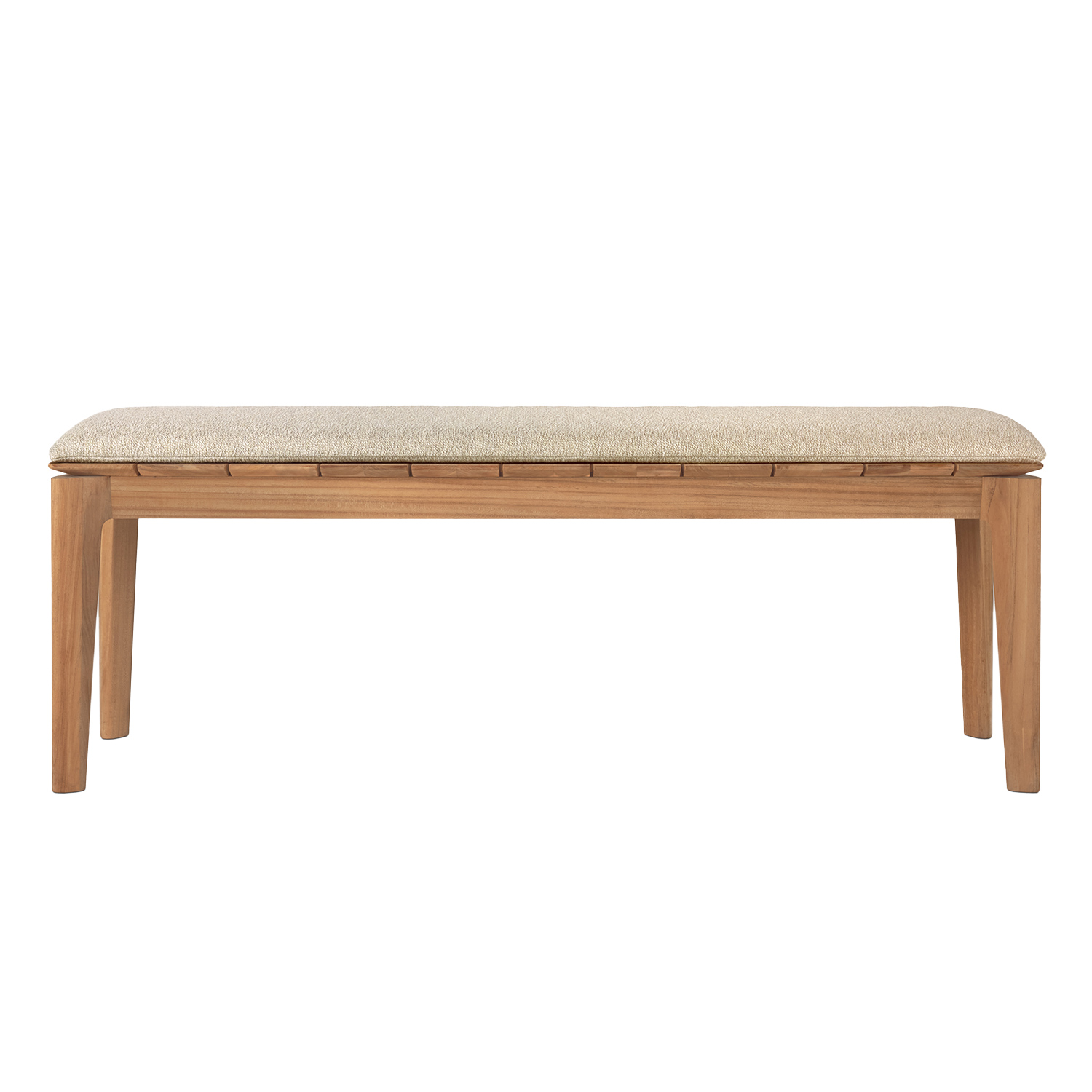 ethnicraft bok bank teak 10205 polster natural 98878