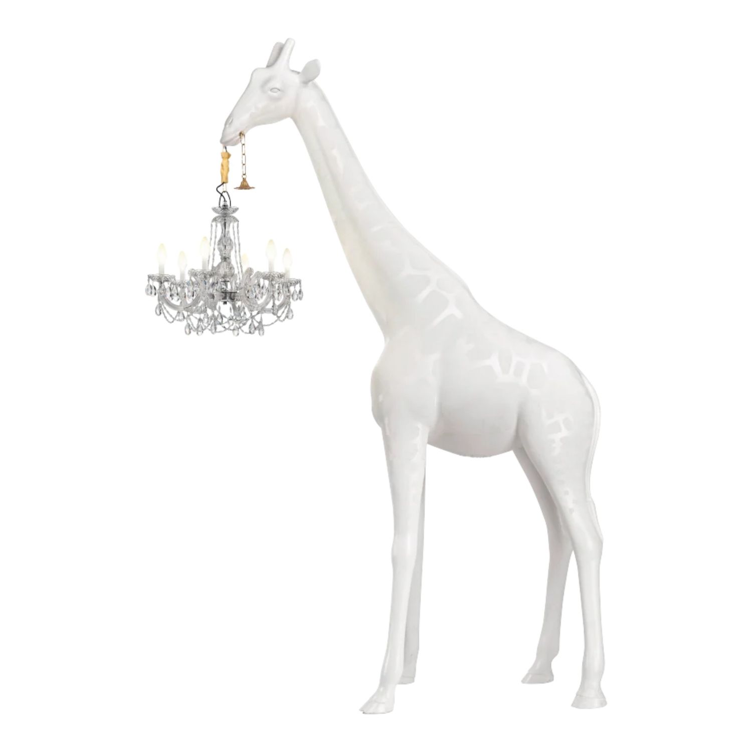 Qeeboo - Giraffe in Love M Outdoor weiß