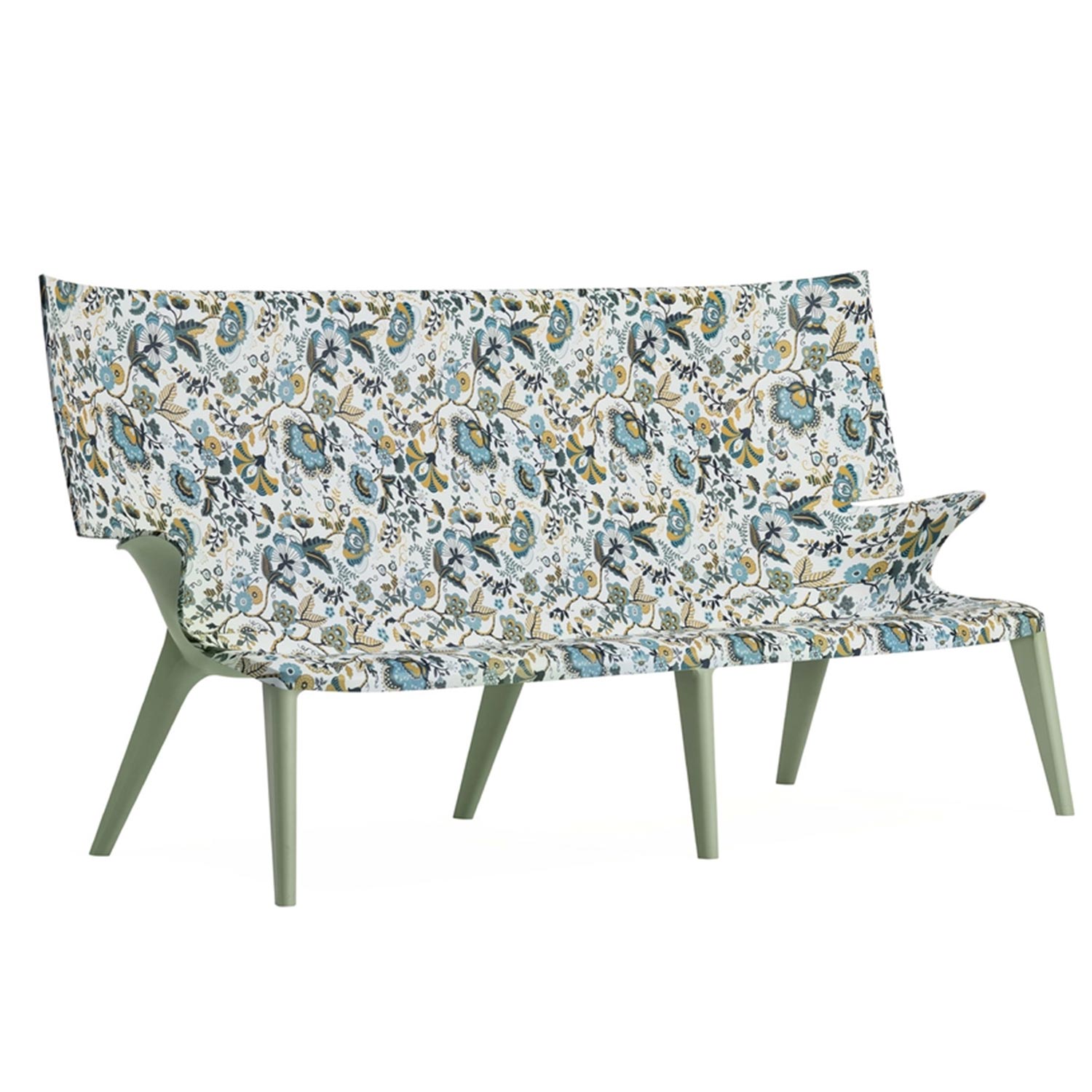 Kartell - Uncle Jack Liberty Sofa green cream