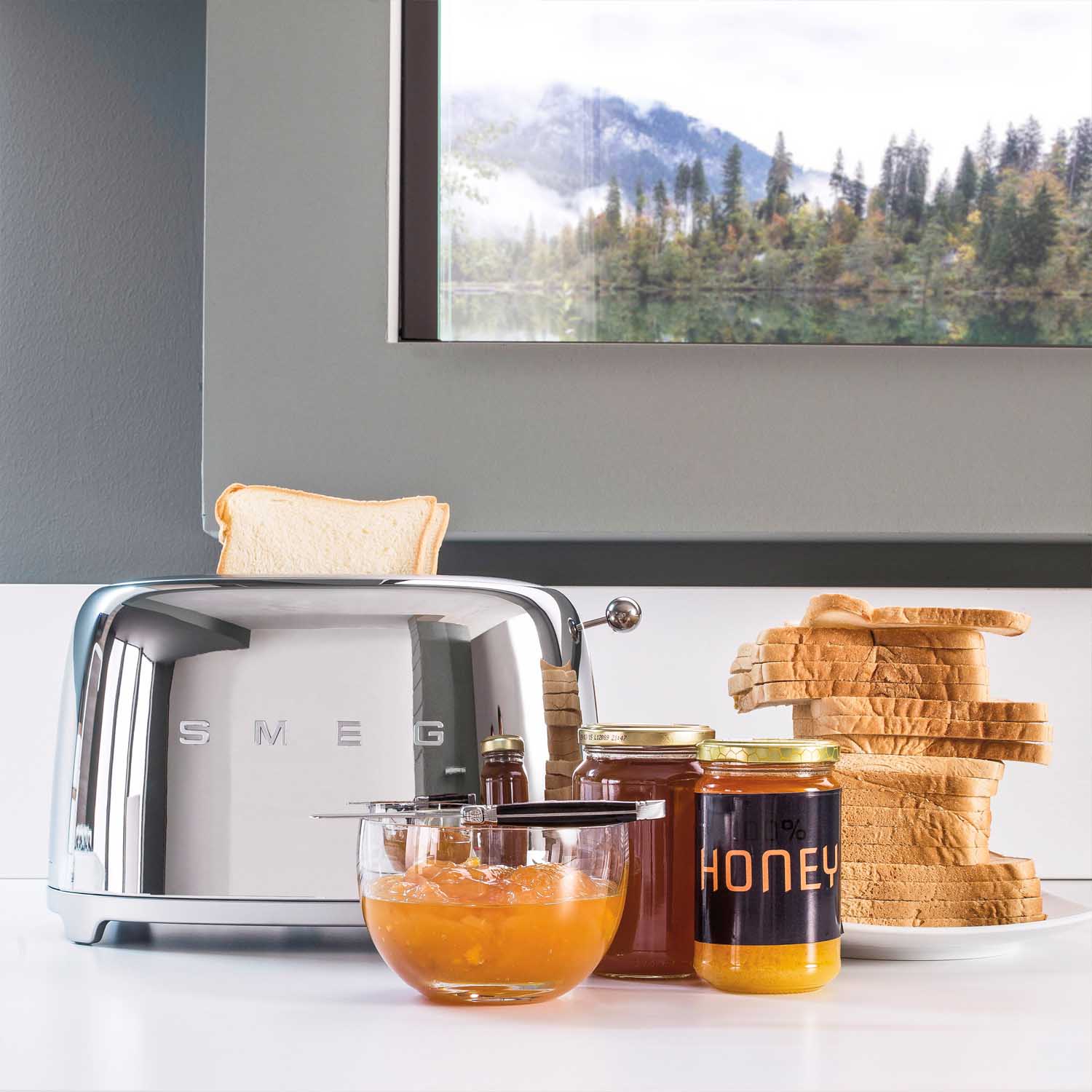 Marmelade SMEG TSF01 Toaster Chrome