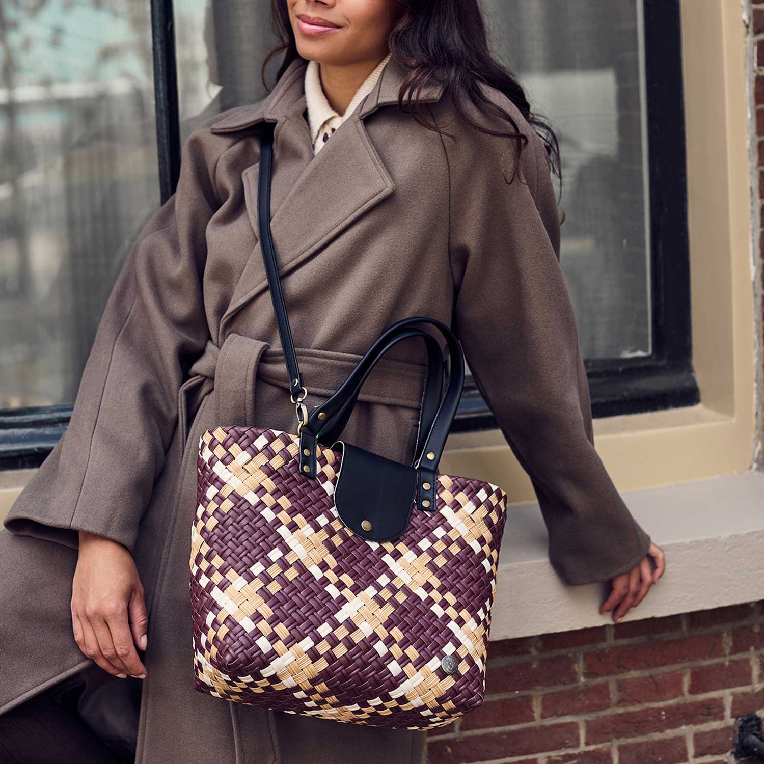 Handed By - Alley Shopper chestnut brown