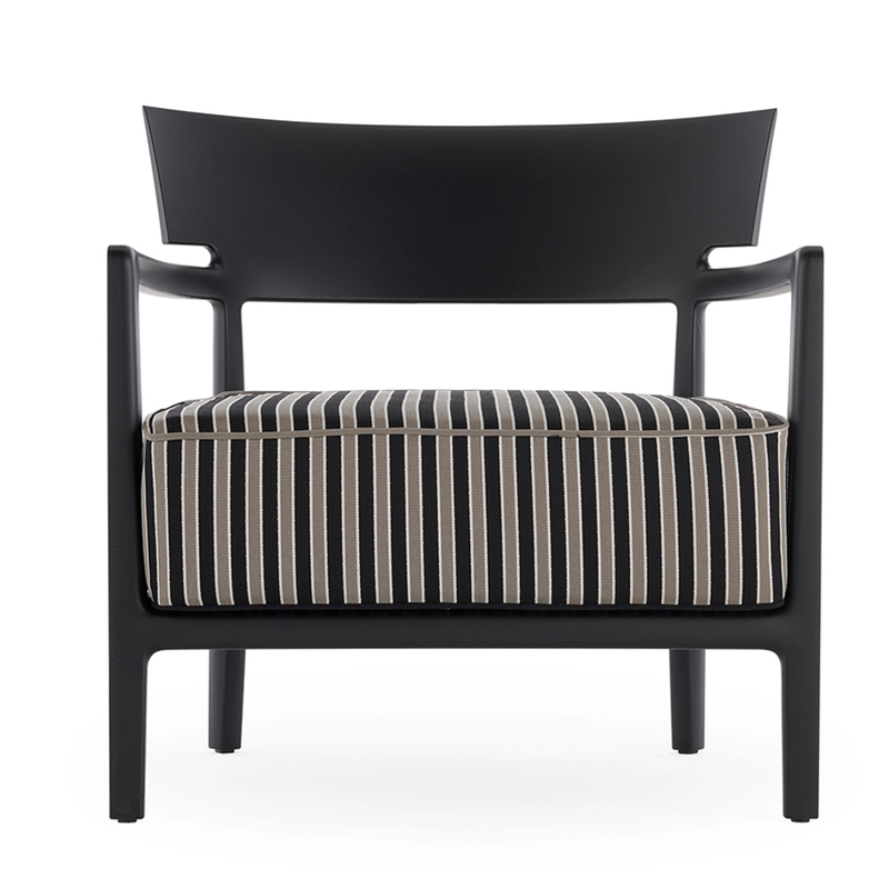 Kartell - Cara Mat Outdoor Sessel weiß / grau