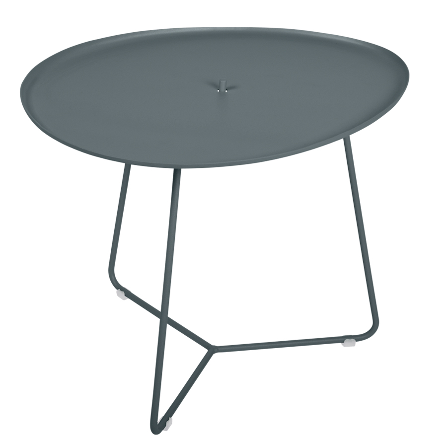 fermob cocette niedriger tisch gewittergrau 26 64207