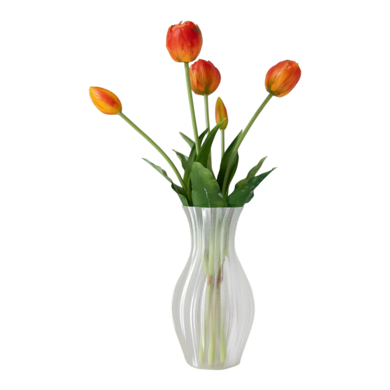 BLOOM OBJECTS - Tulpen mehrlagig Kunstblumen orange