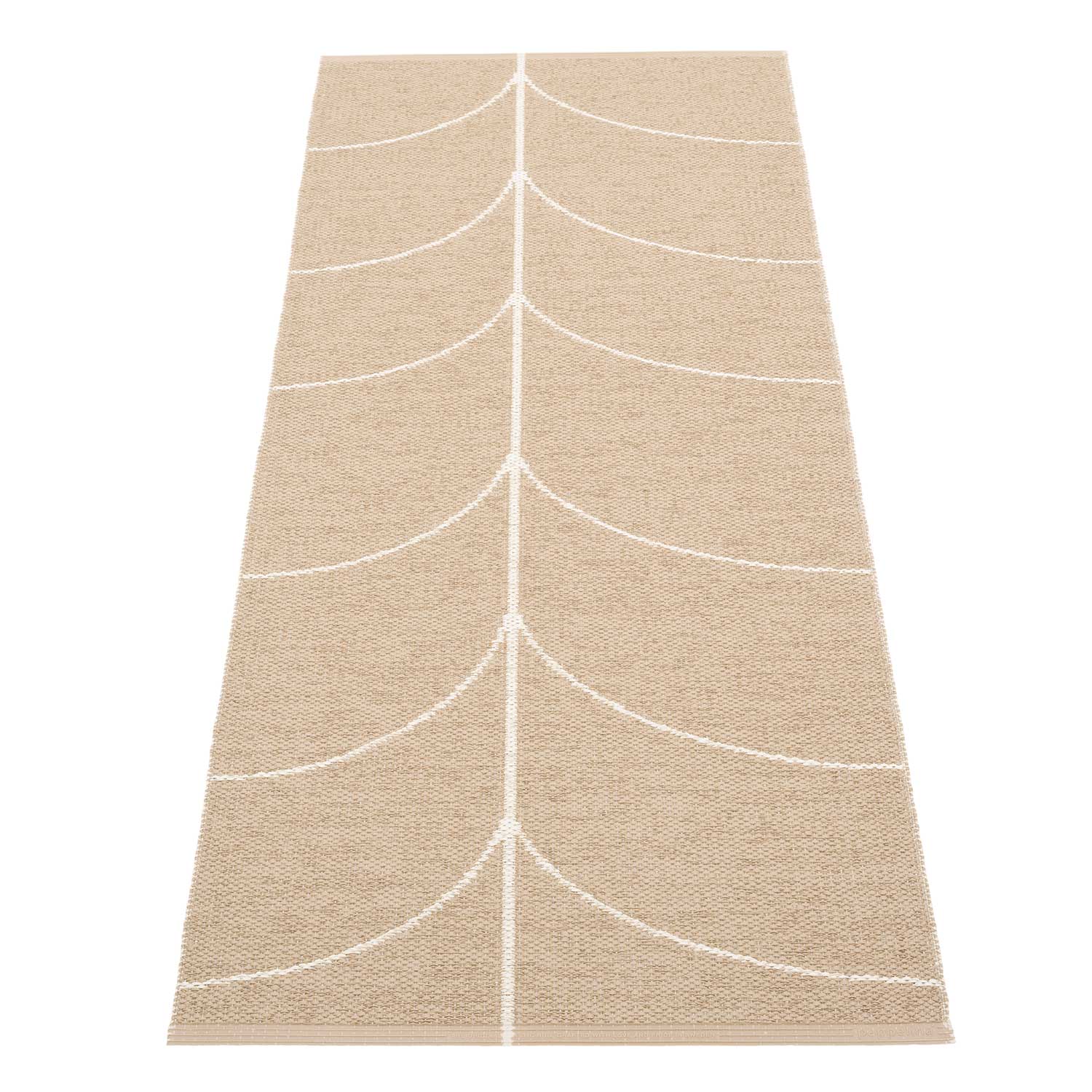 Pappelina - Leif Teppich 70x180 cm light nougat/vanilla