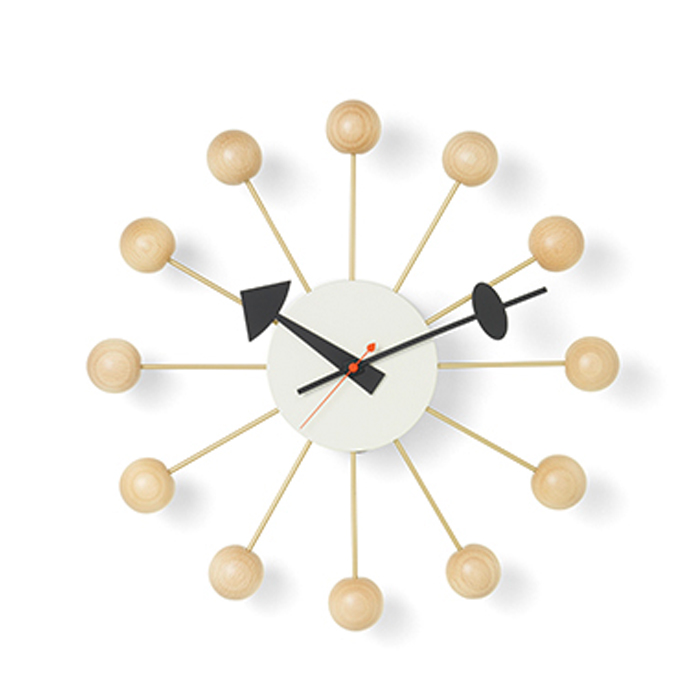 vitra ballclock natur 56529